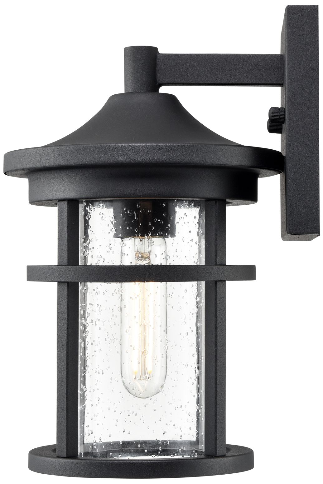 Image 5 Millennium Namath Outdoor Wall Sconce Textured Black more views