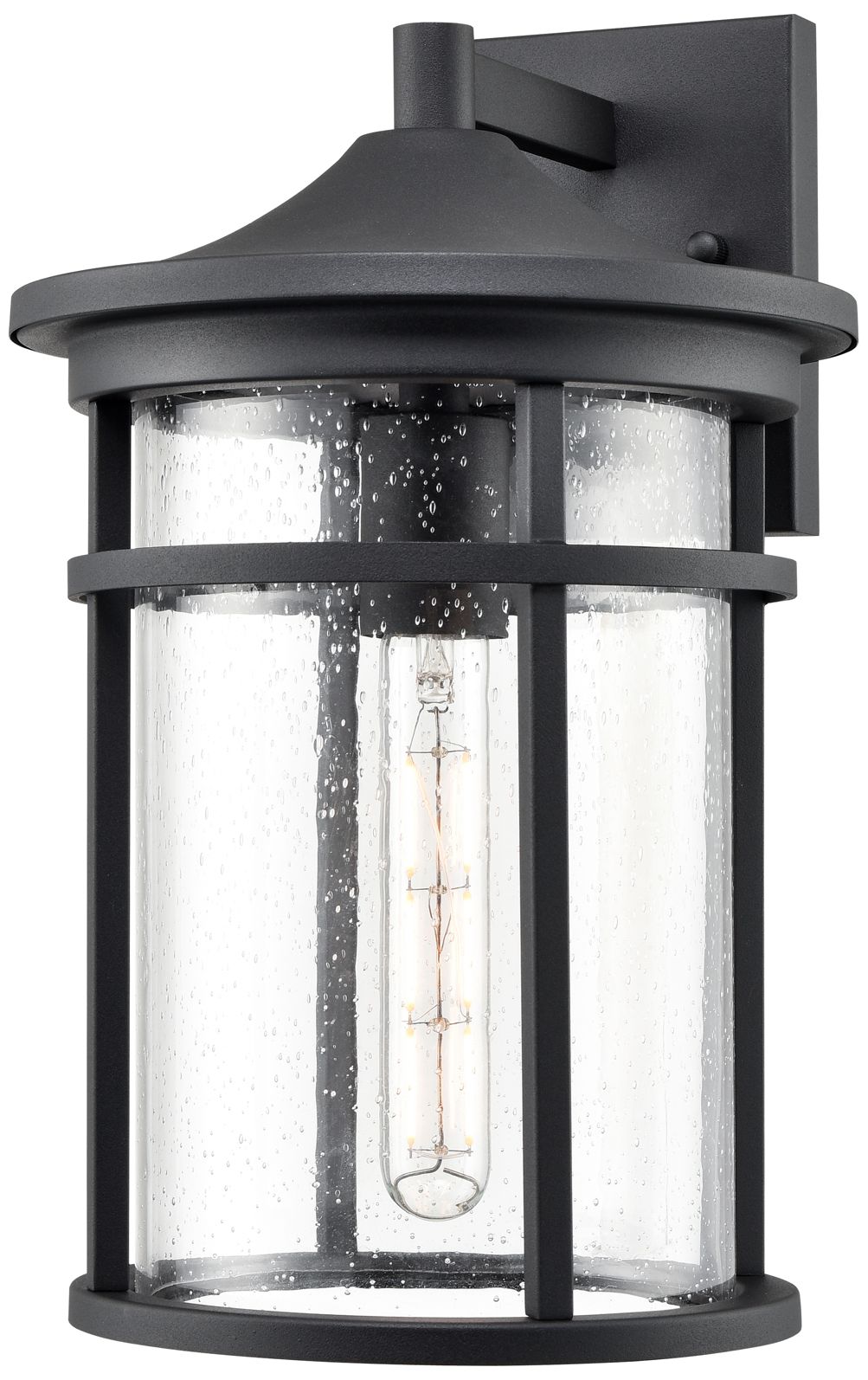 Image 3 Millennium Namath Outdoor Wall Sconce Textured Black more views