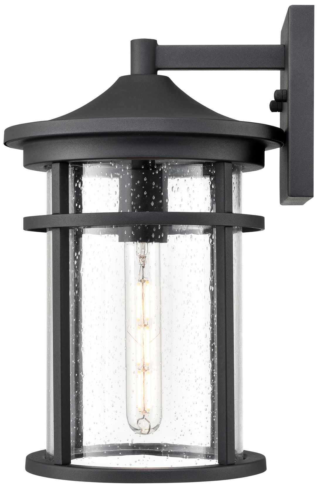 Image 5 Millennium Namath Outdoor Wall Sconce Textured Black more views