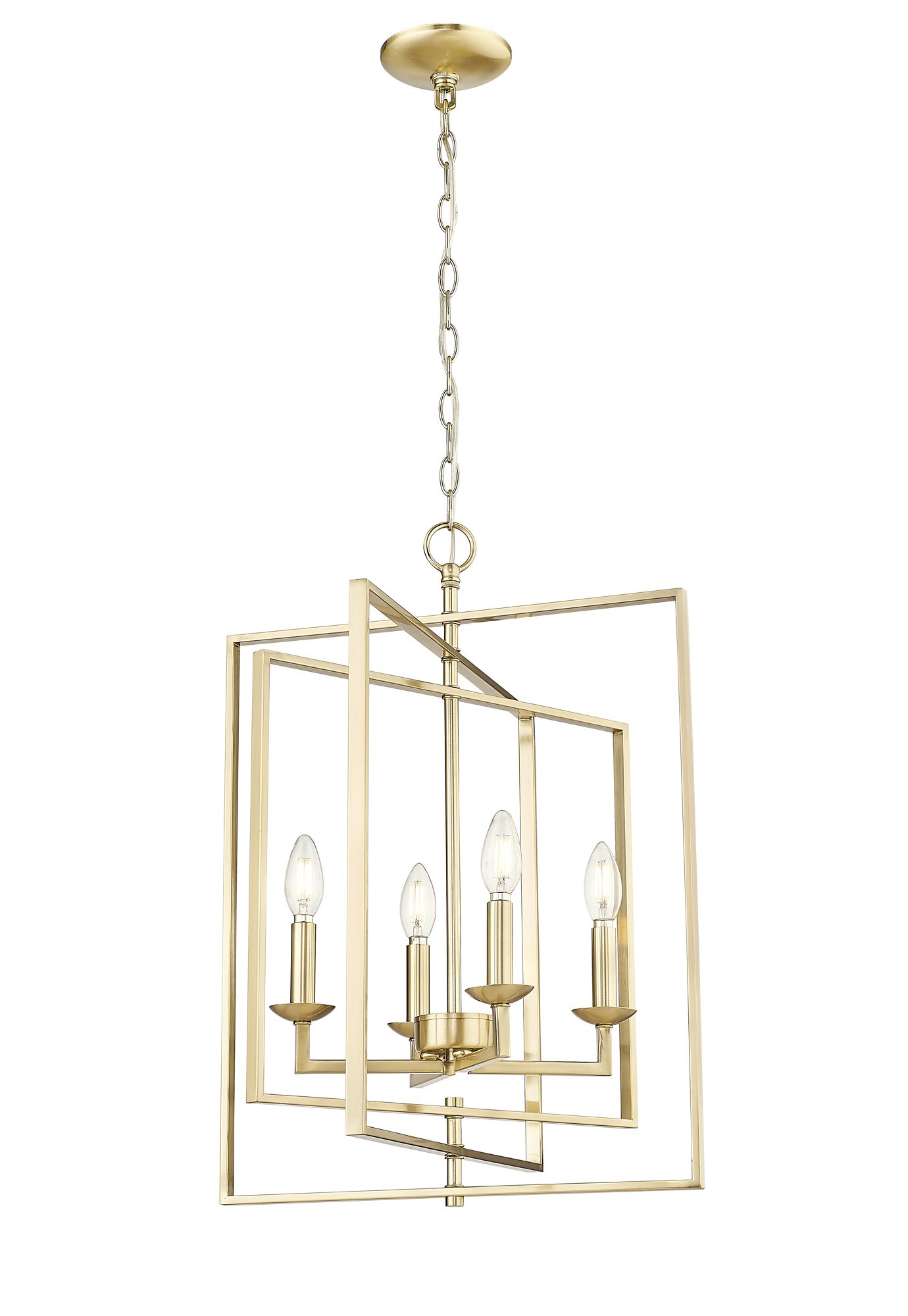 Image 4 Millennium Nellis 4-Light 20" Modern Gold Pendant more views