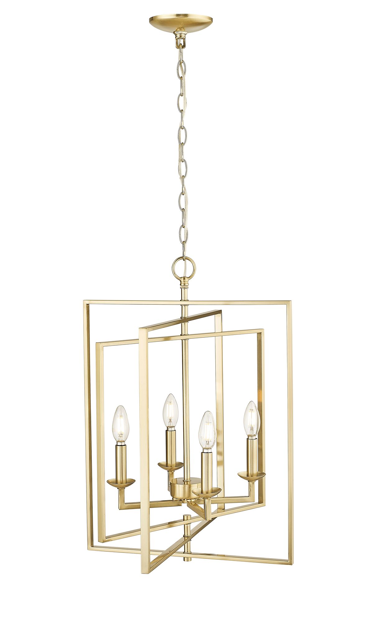 Image 5 Millennium Nellis 4-Light 20" Modern Gold Pendant more views