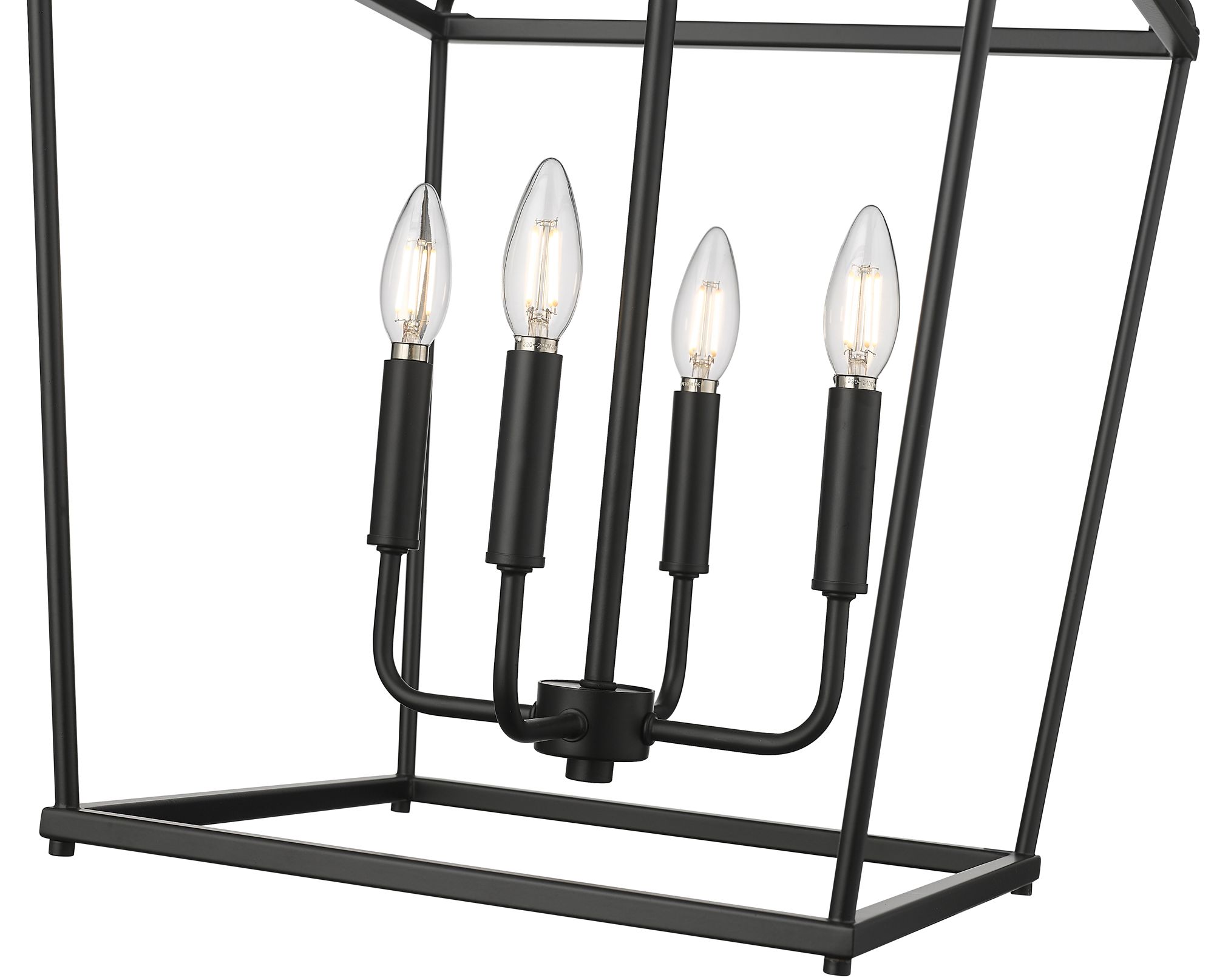 Image 5 Millennium Nellita 4-Light 16" Matte Black Pendant more views