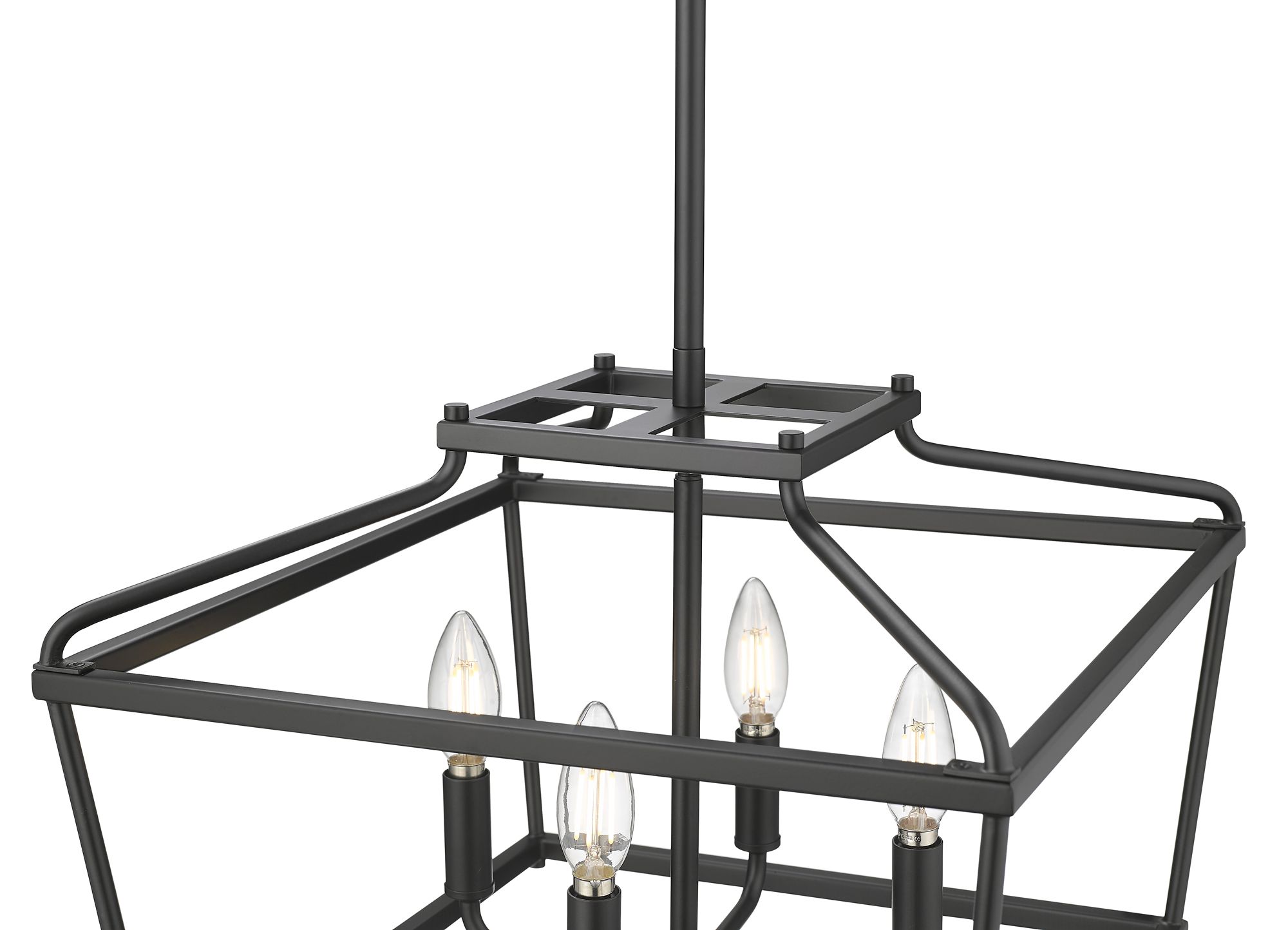 Image 4 Millennium Nellita 4-Light 16" Matte Black Pendant more views