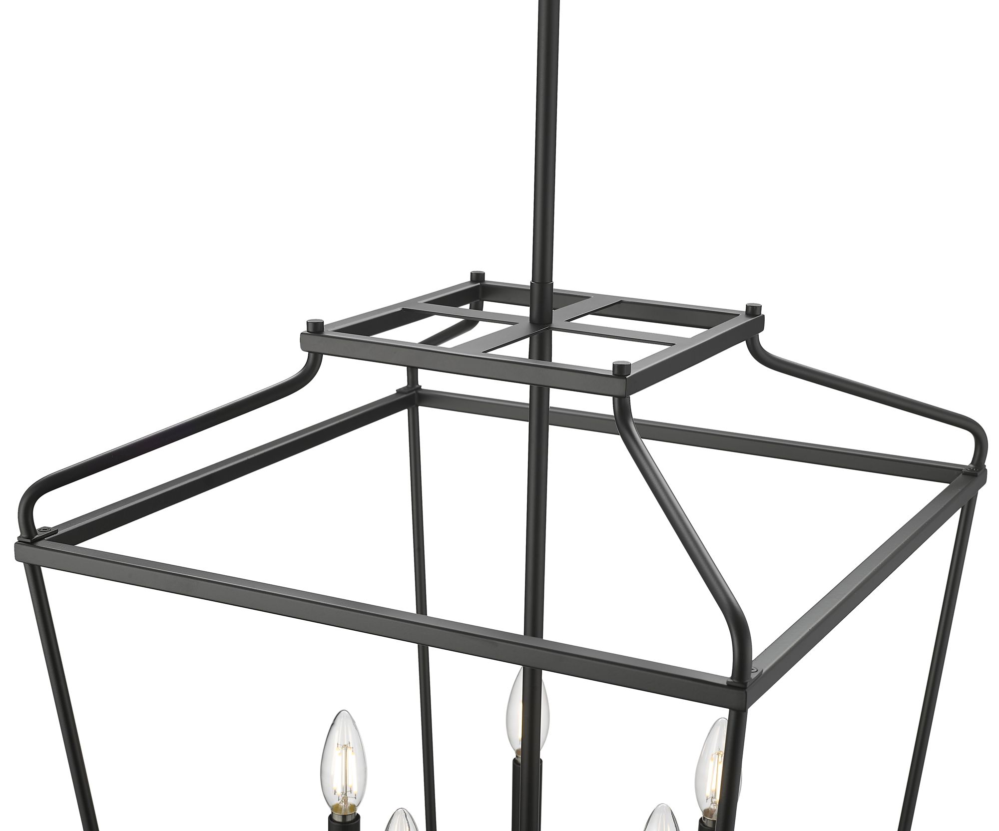 Image 4 Millennium Nellita 5-Light 18" Matte Black Pendant more views