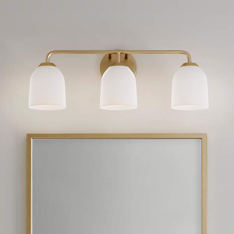 Image 1 Millennium Norah Vanity Vintage Brass