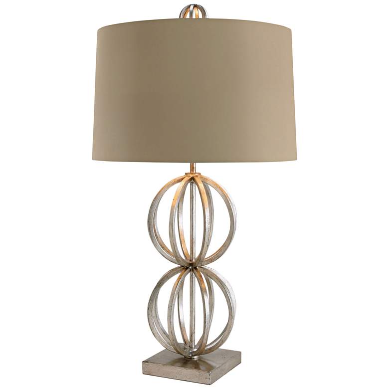 Image 1 Millennium Open Globes Iron Table Lamp