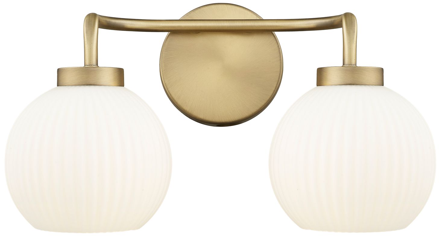 Millennium Oprah 15" Vintage Brass Vanity Light