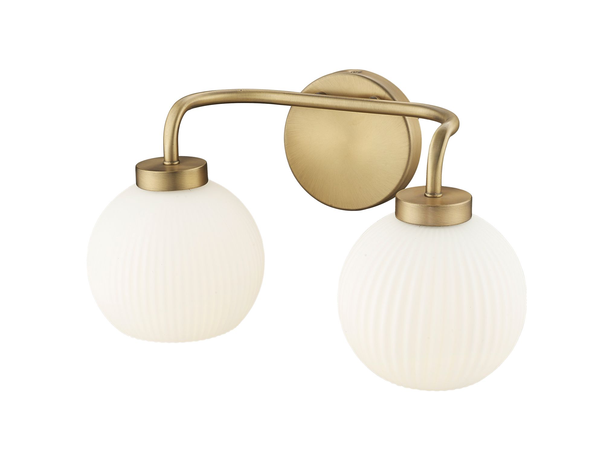 Image 5 Millennium Oprah 15" Vintage Brass Vanity Light more views