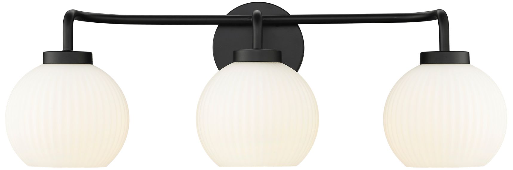 Image 2 Millennium Oprah 24" Matte Black Vanity Light