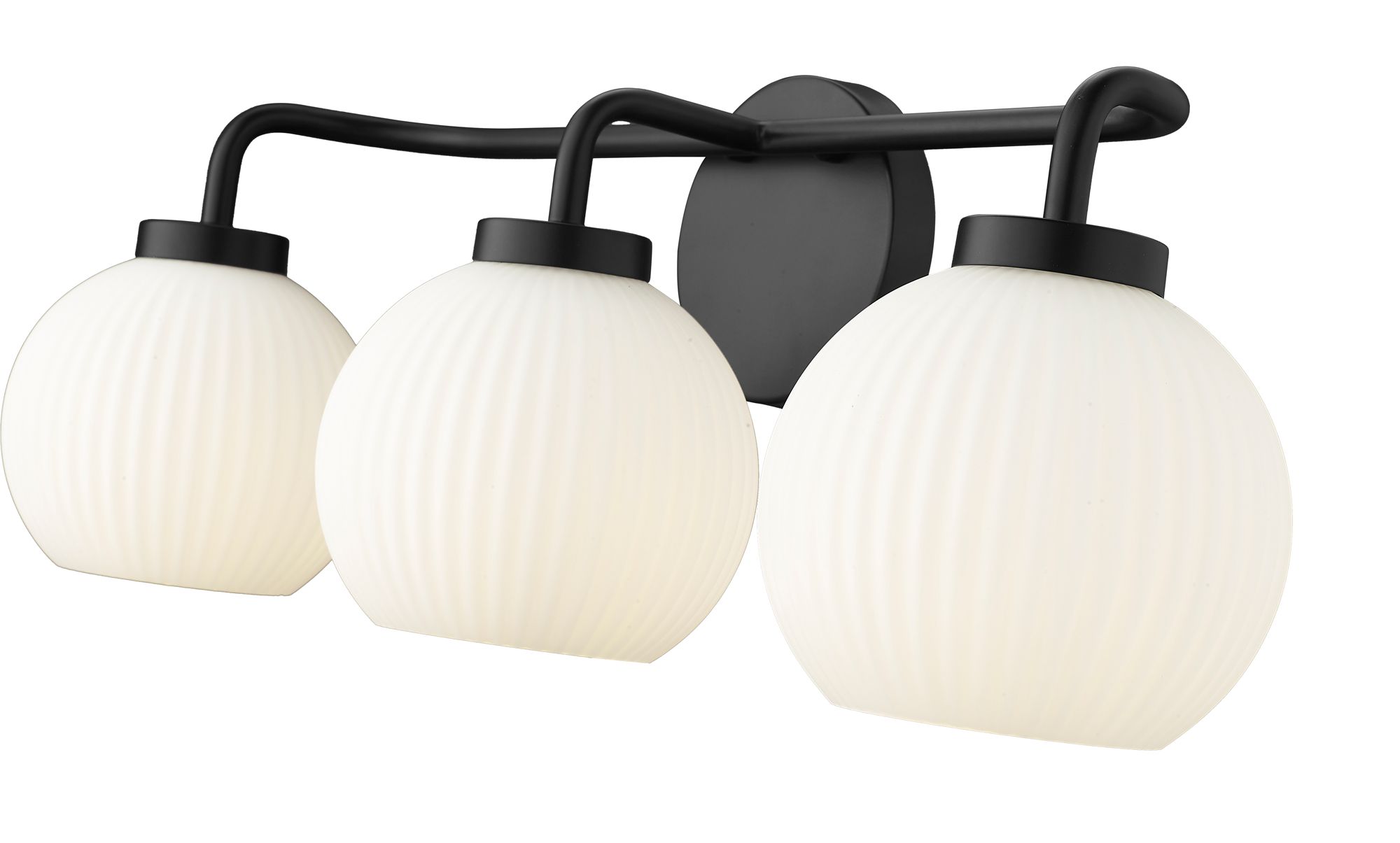 Image 6 Millennium Oprah 24" Matte Black Vanity Light more views