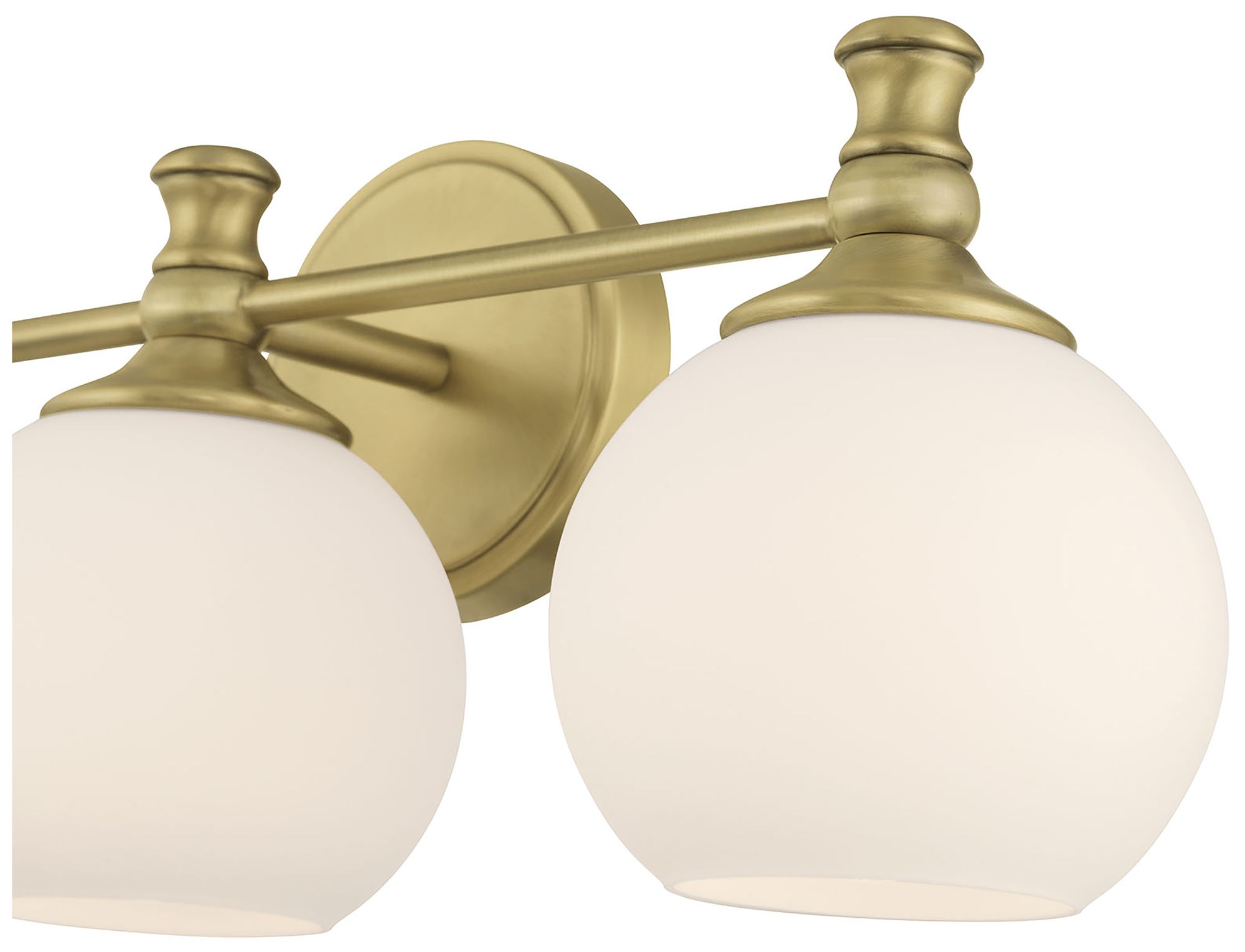 Millennium Orlisse 3-Light 23.5" Vintage Brass Vanity Light with Shade