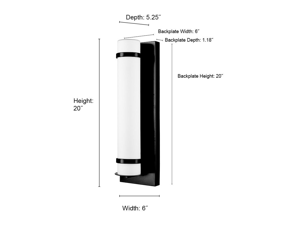 Thumbnail3 of Millennium  Outdoor Wall Sconce LED Powder Coated Black more views