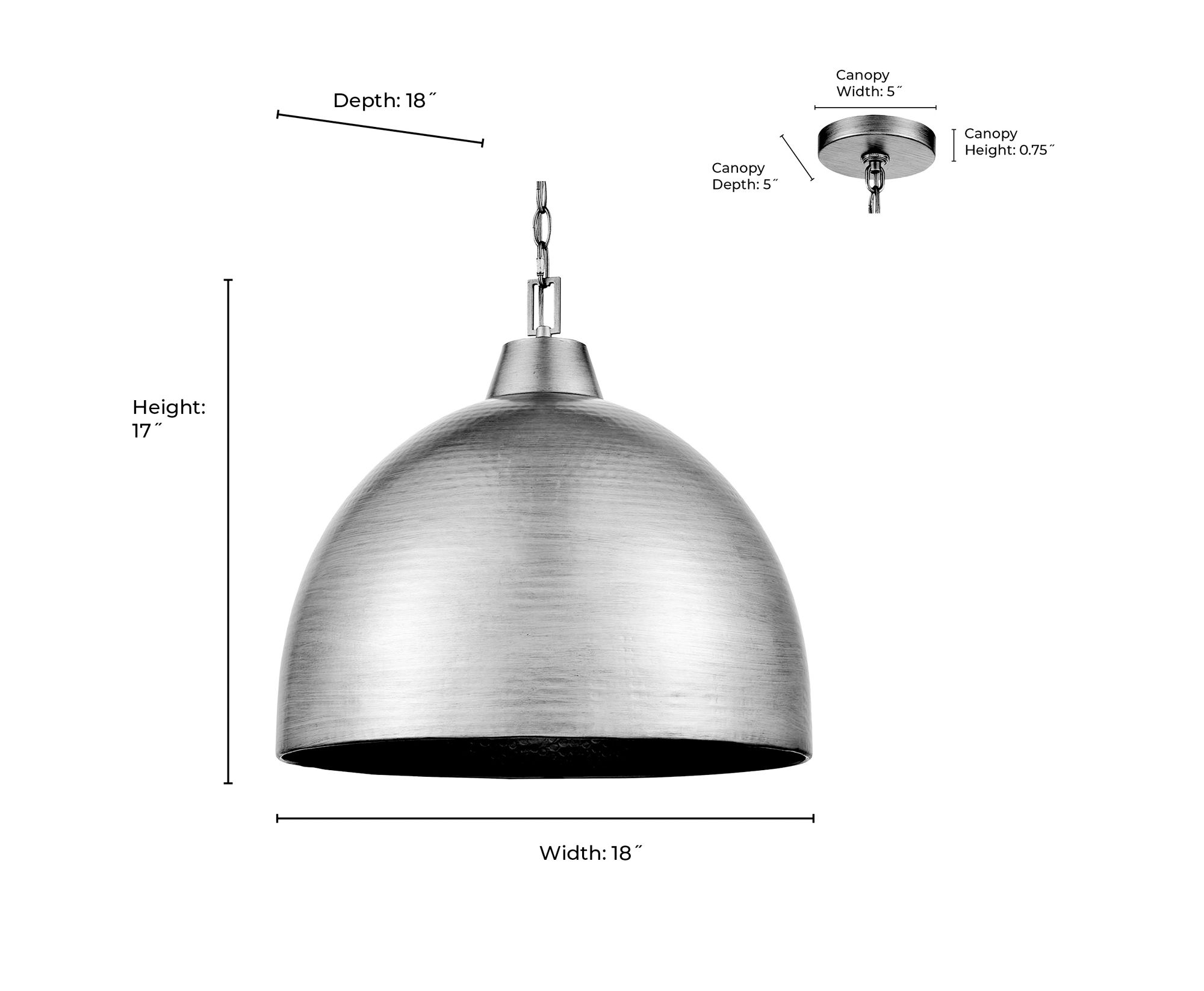 Image 4 Millennium Pendant Light Antique Silver Leaf more views