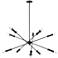 Millennium Potiss Chandelier Ceiling Light Matte Black