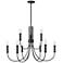 Millennium Potiss Chandelier Ceiling Light Matte Black