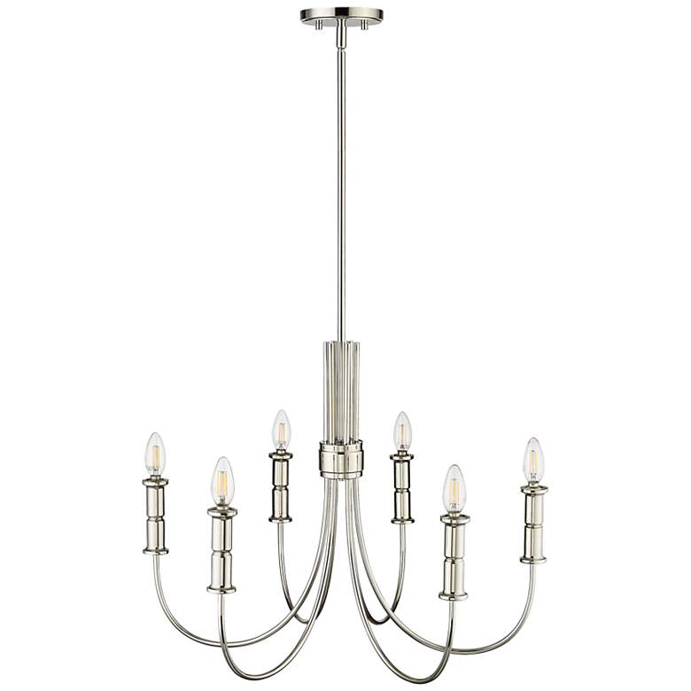 Image 4 Millennium Potiss Chandelier Ceiling Light Polished Nickel more views