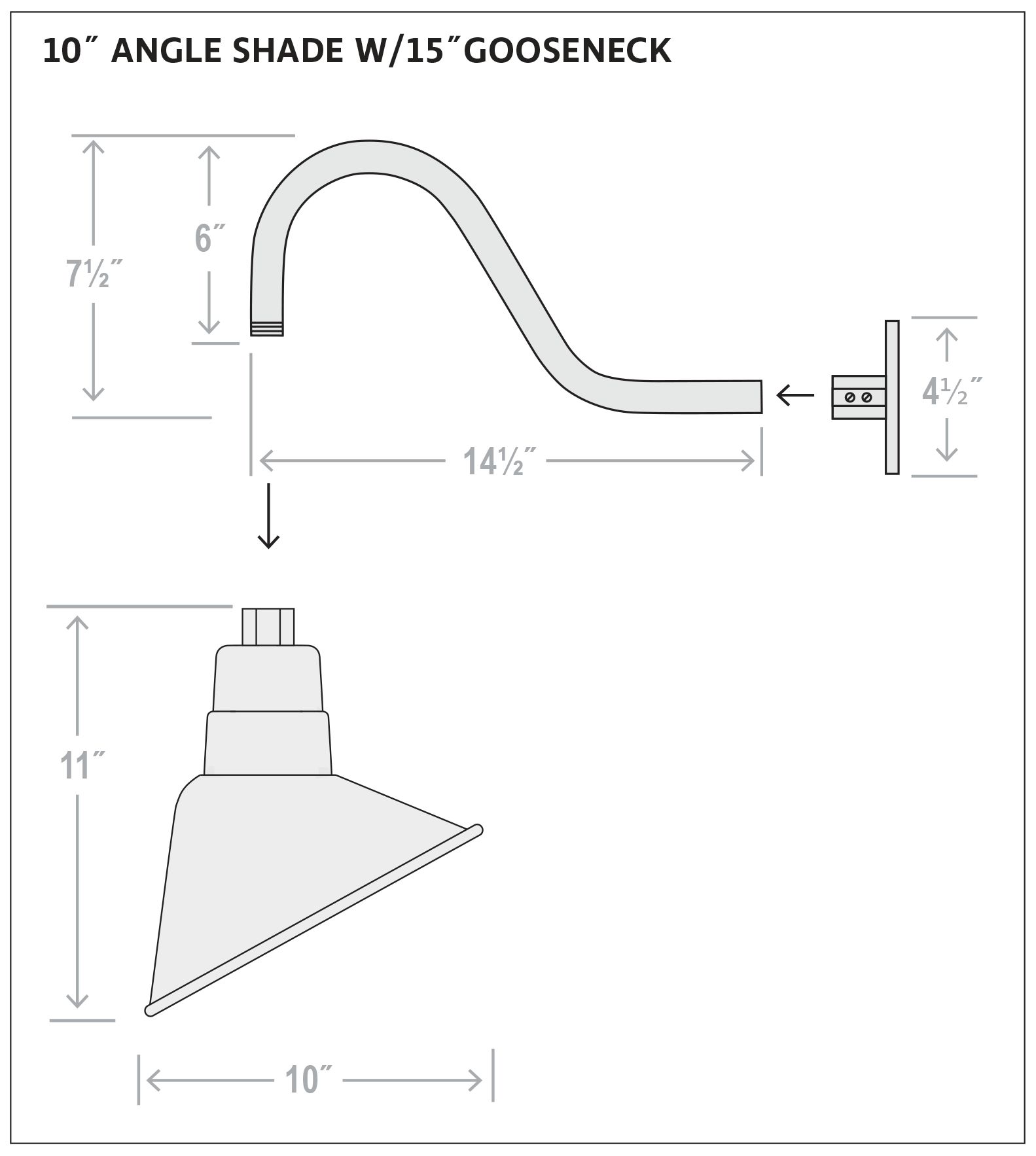 Image 3 Millennium R Series 1-Light 10" Satin Black Wall Sconce with Shade more views