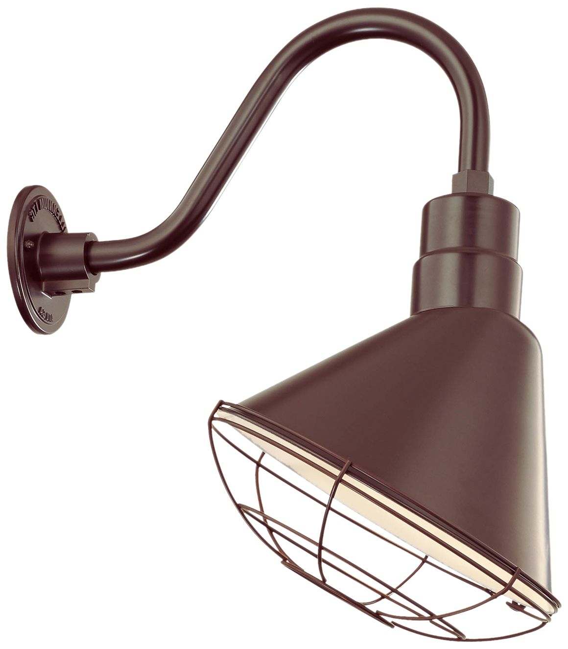 Millennium R Series 1-Light 12" Architectural Bronze Angle Shade