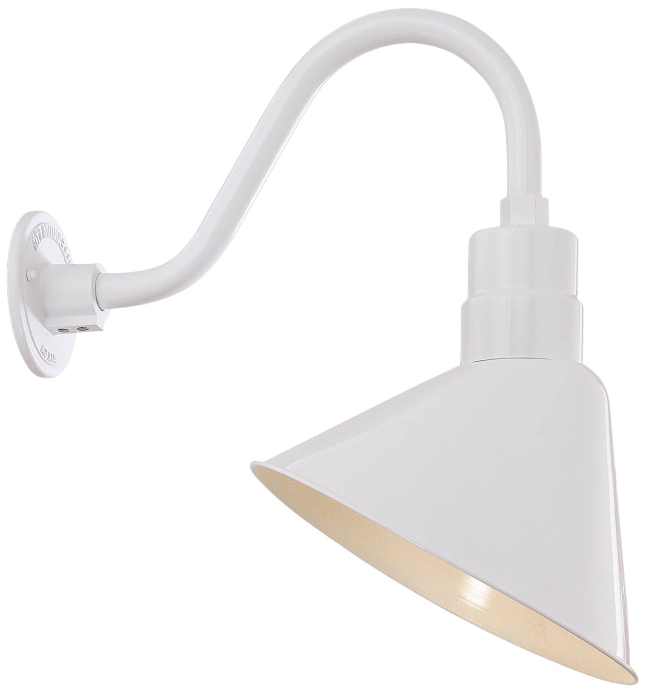 Millennium R Series 1-Light 12" White Angle Shade