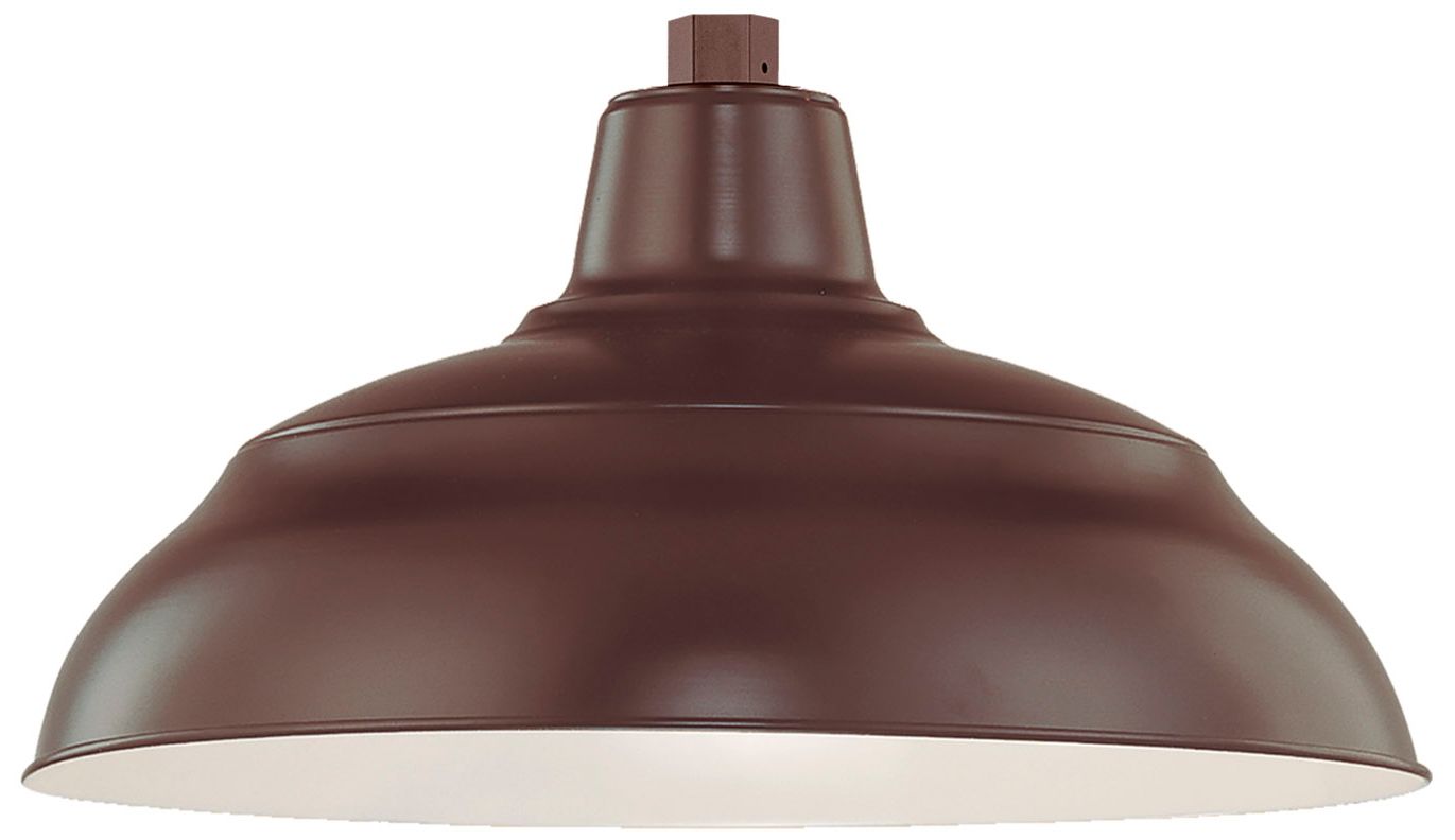 Millennium R Series 1-Light 17" Architectural Bronze Warehouse Shade