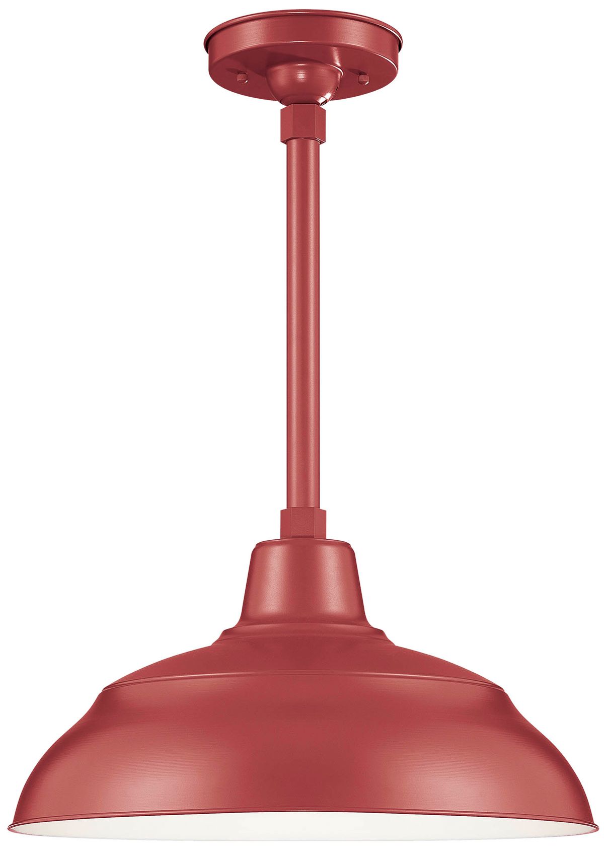 Millennium R Series 1-Light 17" Satin Red Warehouse Shade