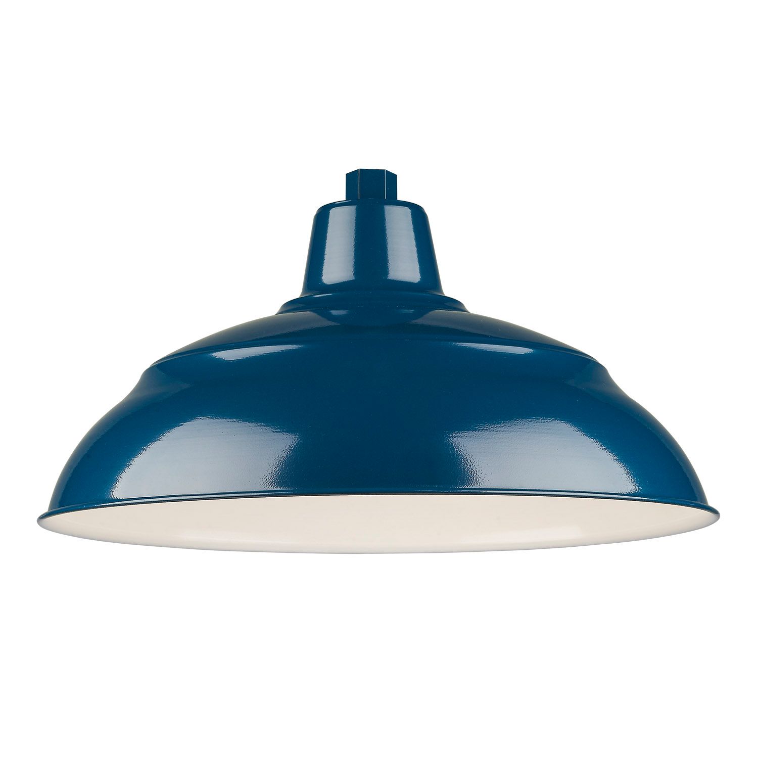 Image 2 Millennium R Series 1-Light 17" Navy Blue Warehouse Shade more views