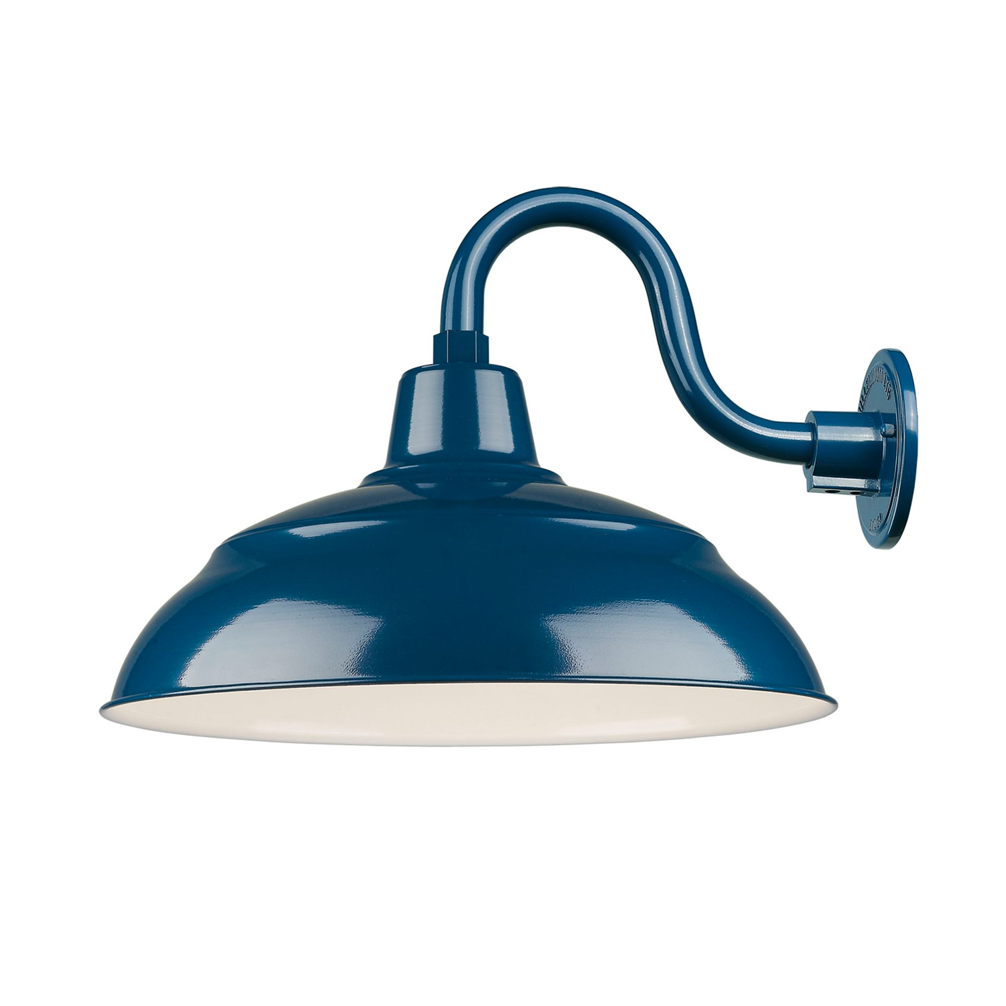 Image 3 Millennium R Series 1-Light 17" Navy Blue Warehouse Shade more views