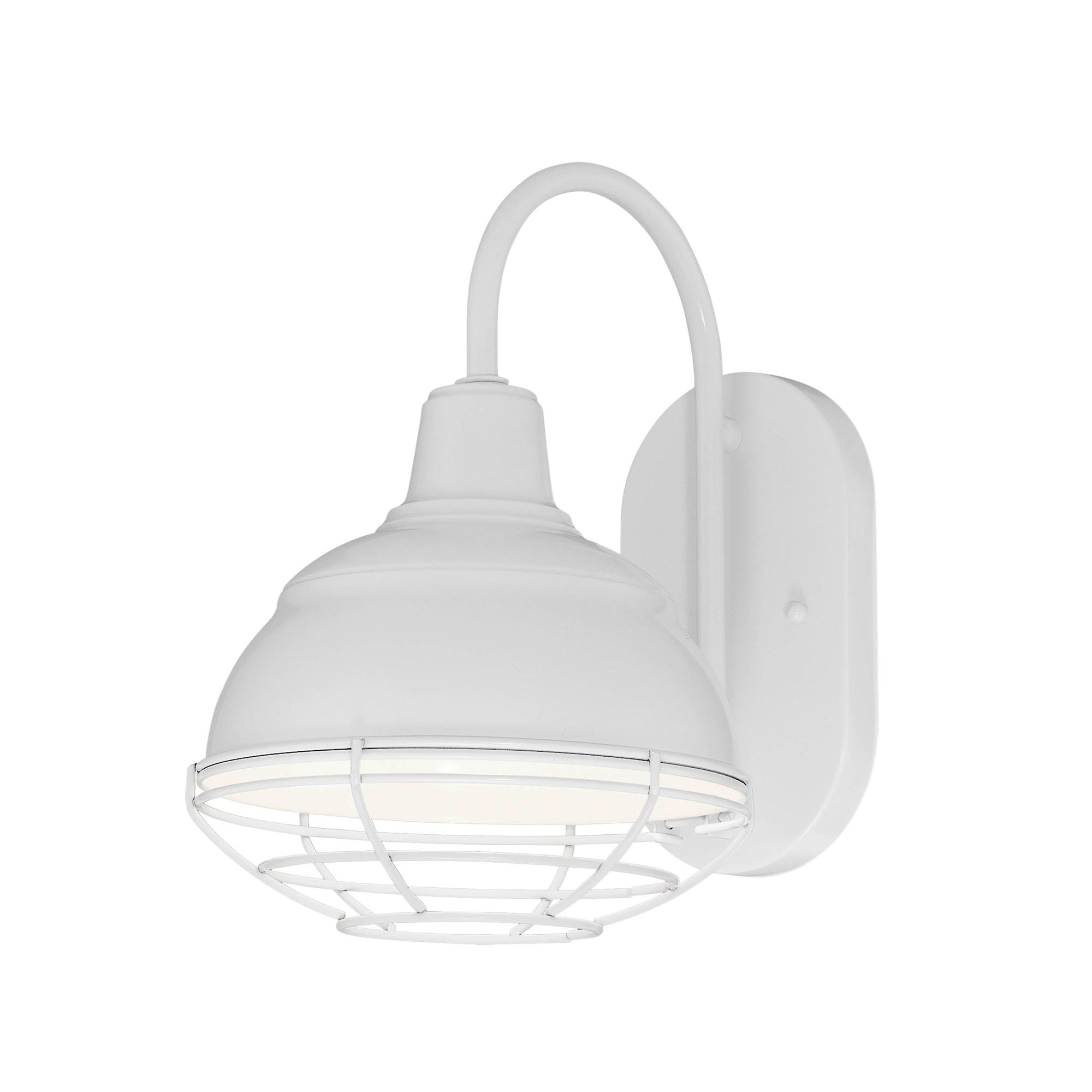 Image 2 Millennium R Series 1-Light 8.5" White Wall Light with Shade more views