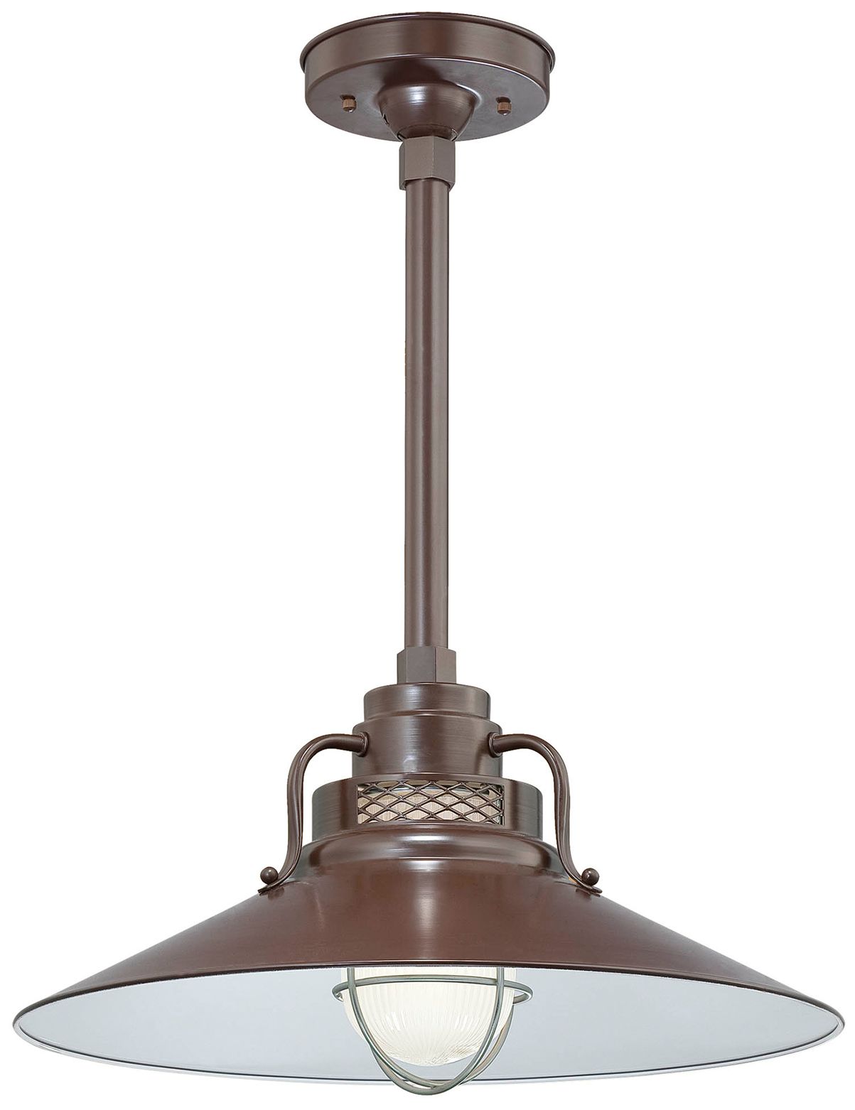 Millennium R Series 1-Lt 18" Architectural Bronze Stem Hung Railroad S