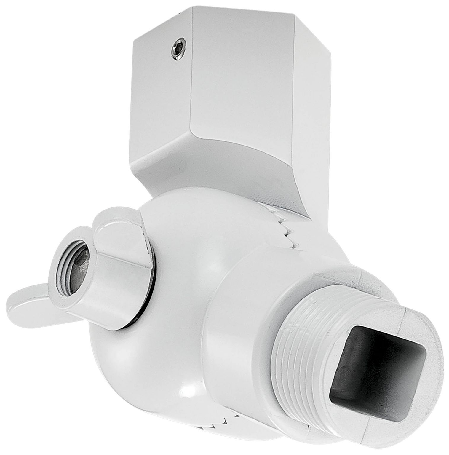 Millennium R Series 2" White Wall Mount Swivel Accessory
