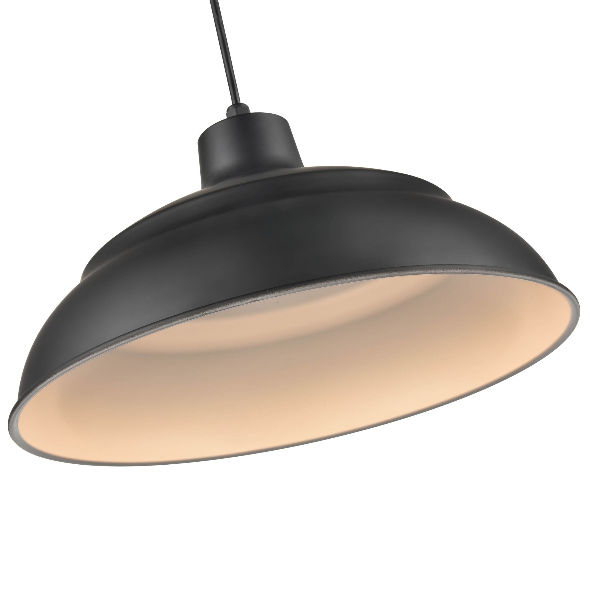 Image 2 Millennium R Series LED 17" Satin Black Warehouse Pendant more views