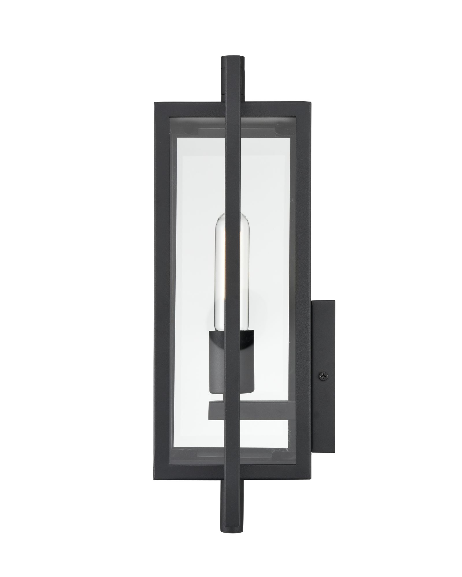 Image 5 Millennium Rankin 1-Light 15.7" Textured Black Outdoor Wall Sconce more views