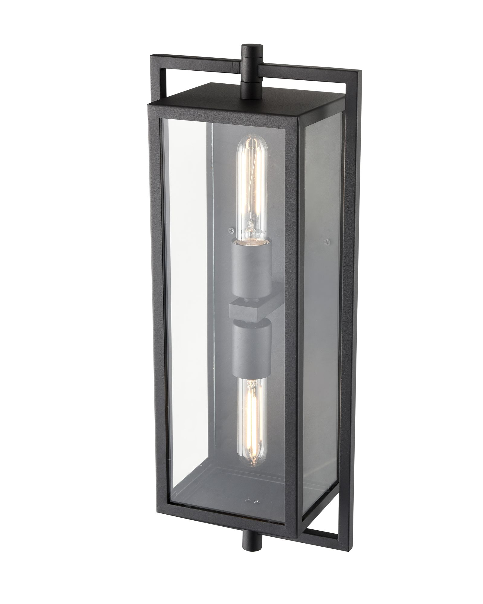 Image 4 Millennium Rankin 2-Light 19.7" Textured Black Outdoor Wall Sconce more views