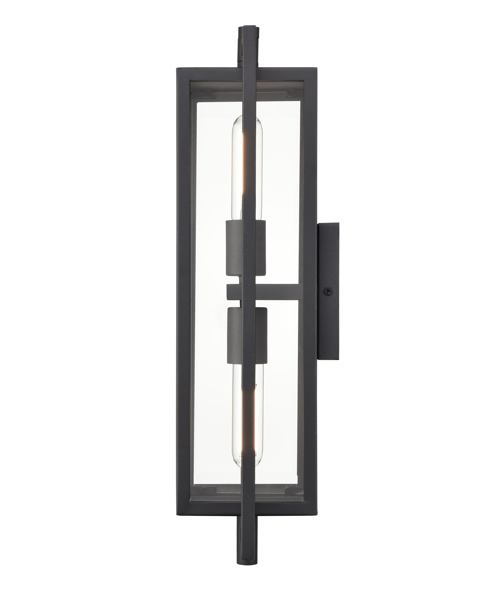 Image 5 Millennium Rankin 2-Light 19.7" Textured Black Outdoor Wall Sconce more views