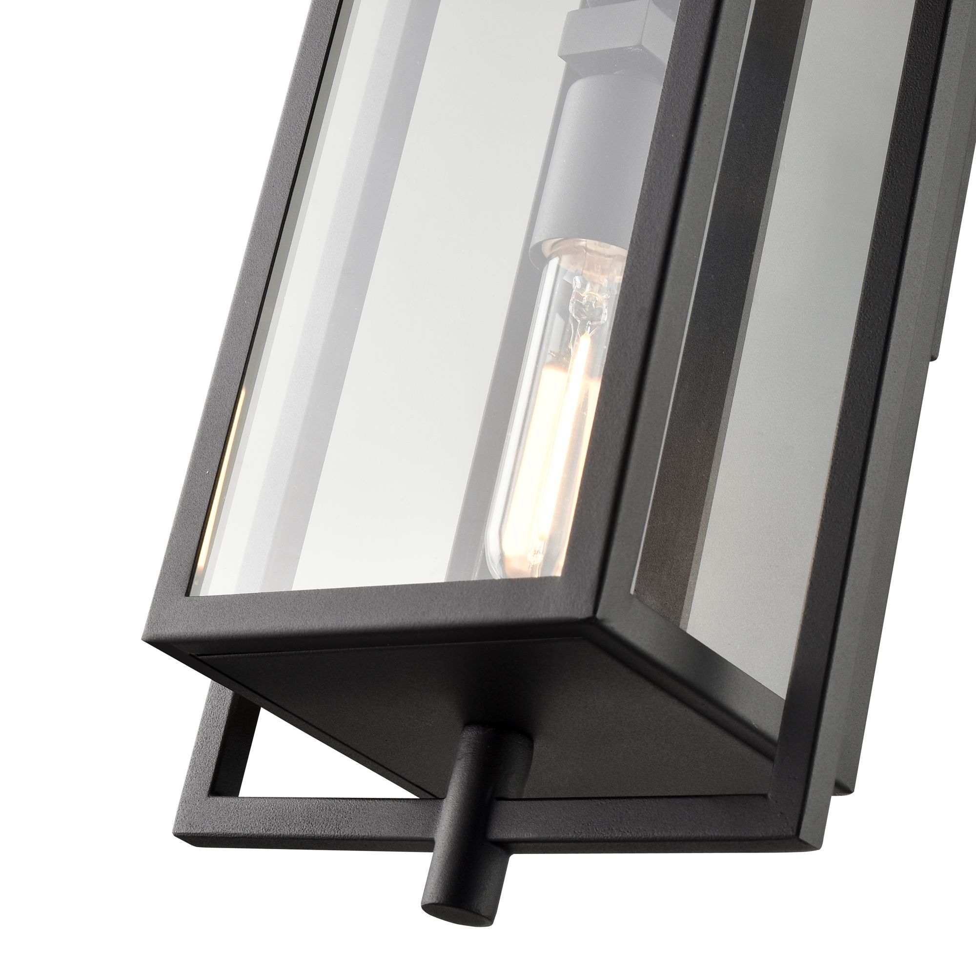 Image 6 Millennium Rankin 2-Light 19.7" Textured Black Outdoor Wall Sconce more views