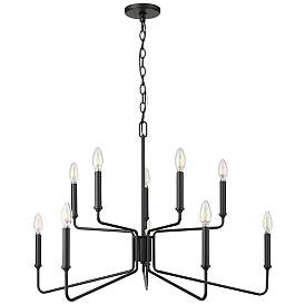 Image1 of Millennium Raven Chandelier Ceiling Light Matte Black