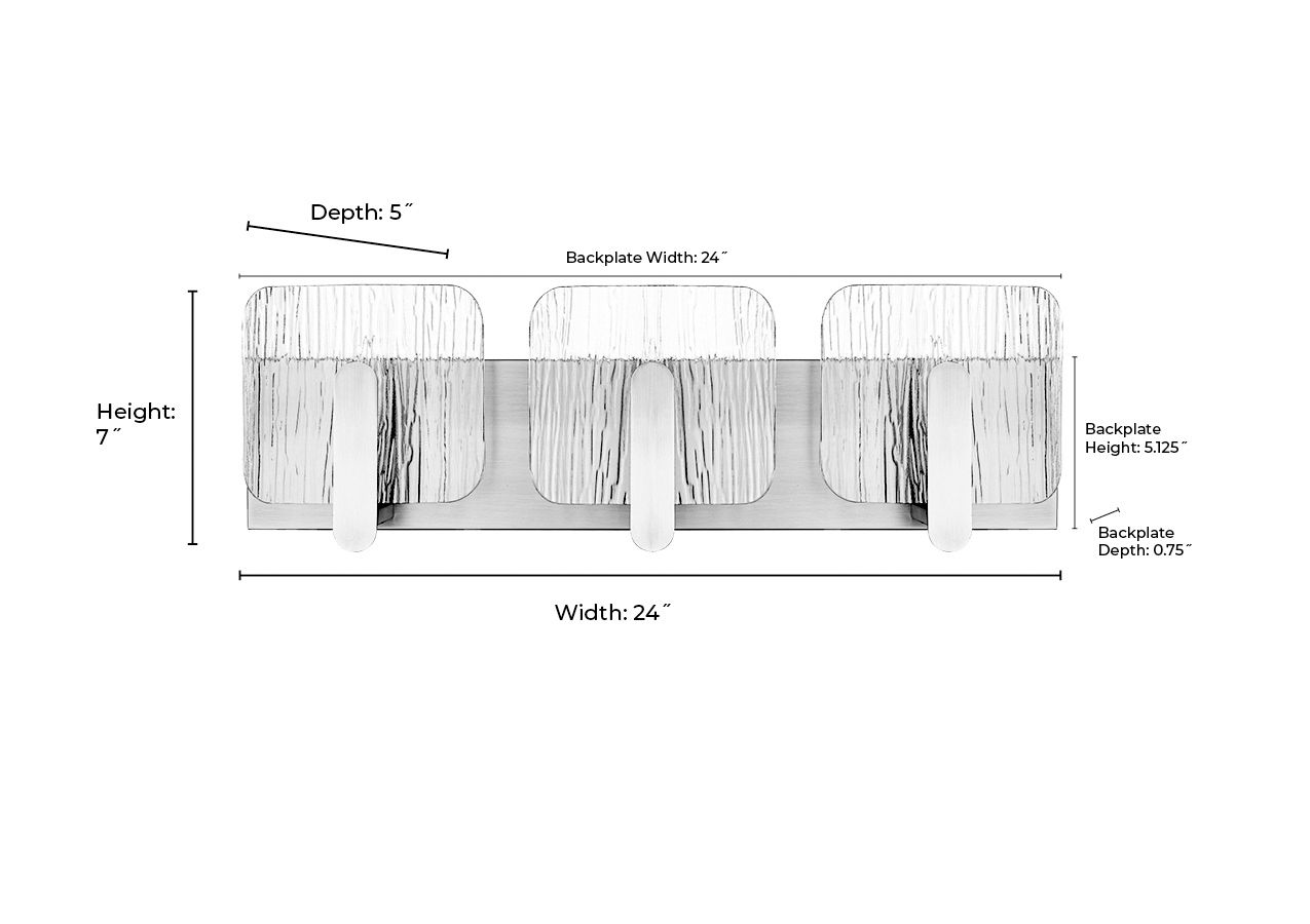 Image 7 Millennium Rimini Vanity Polished Nickel more views