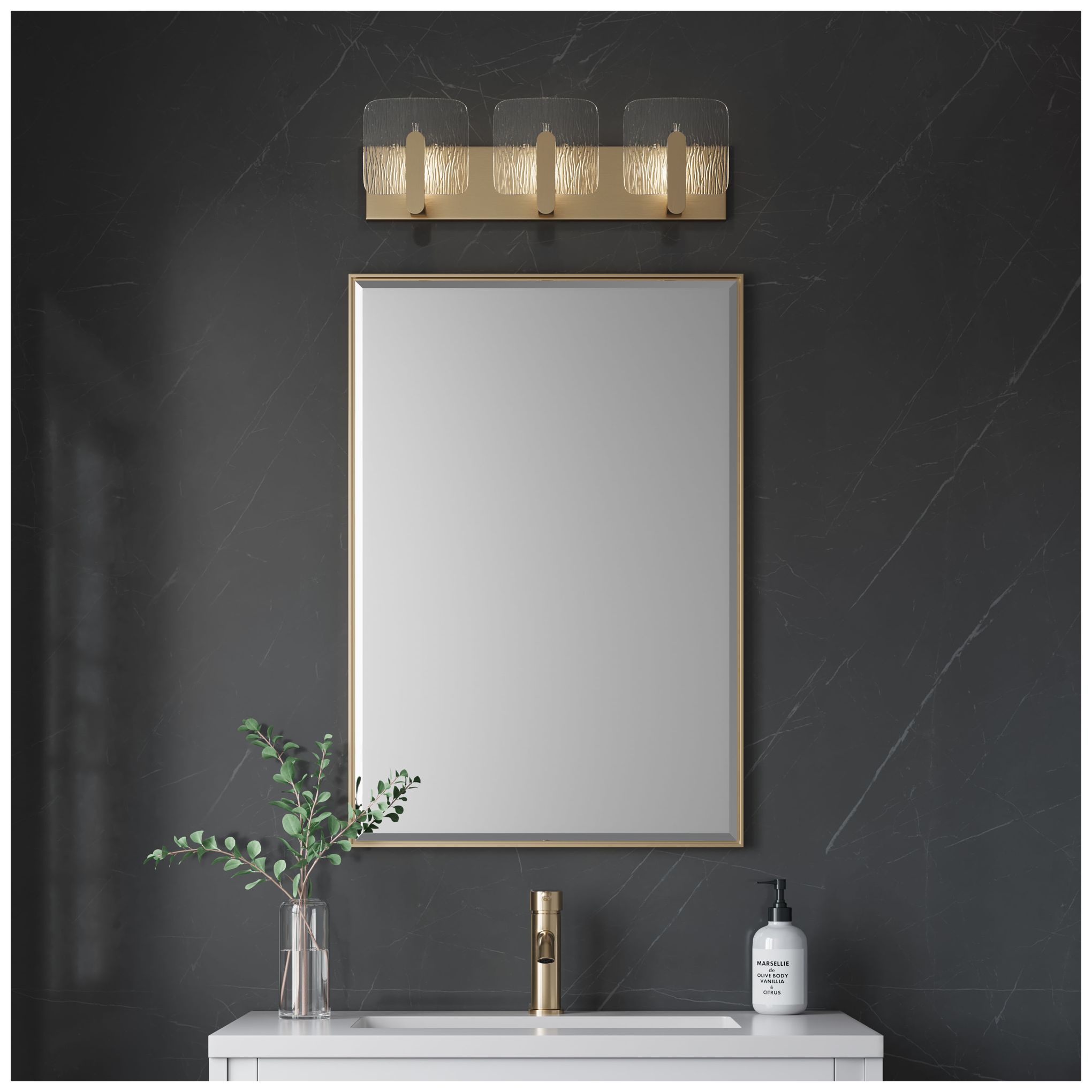 Image 7 Millennium Rimini Vanity Vintage Brass more views