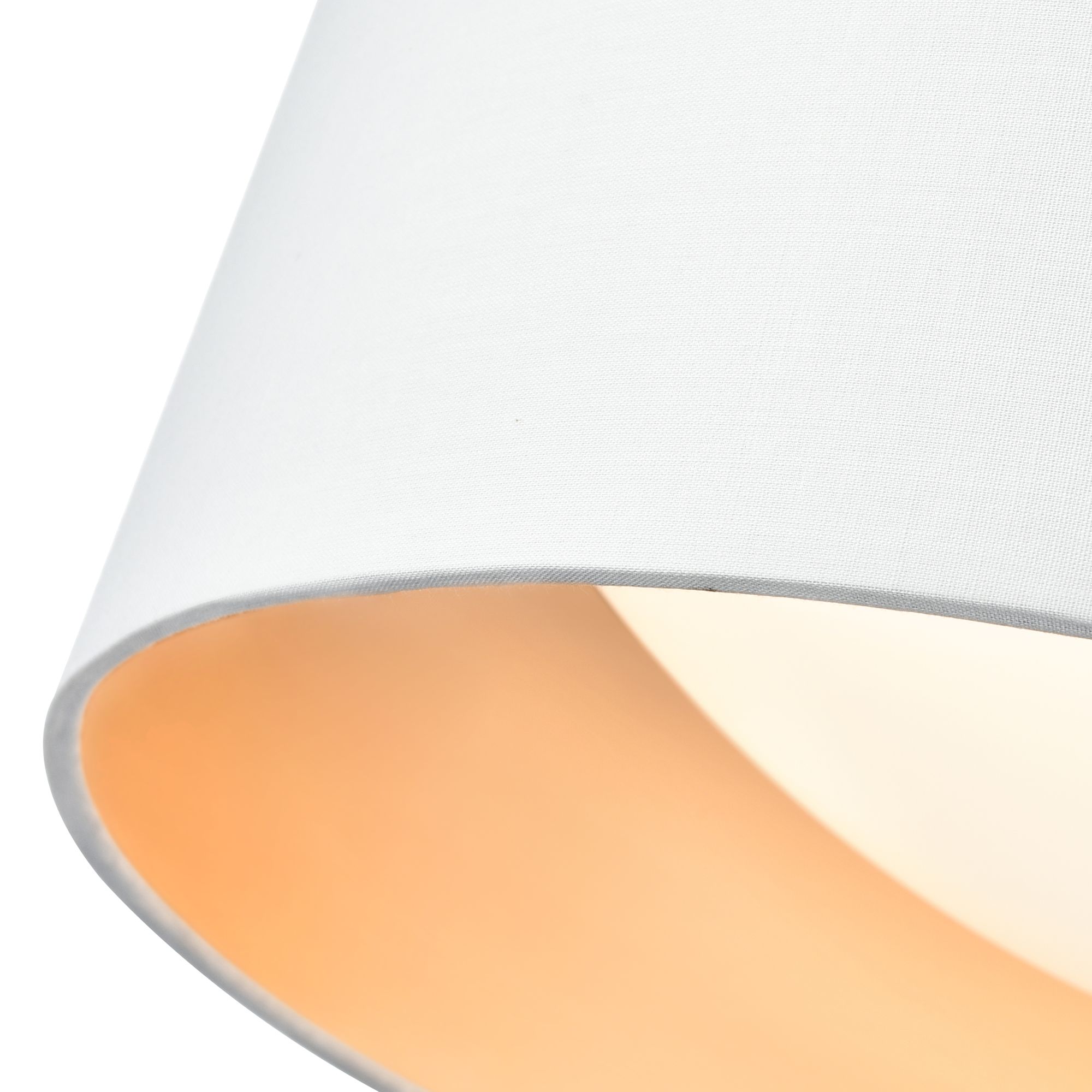Image 4 Millennium Rosata LED 12.5" White Flush Mount with Fabric Shade more views