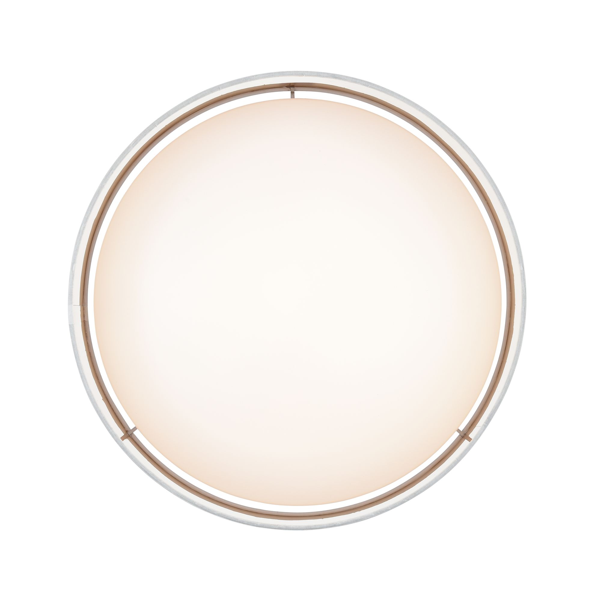 Image 3 Millennium Rosata LED 16" White Flush Mount with Fabric Shade more views