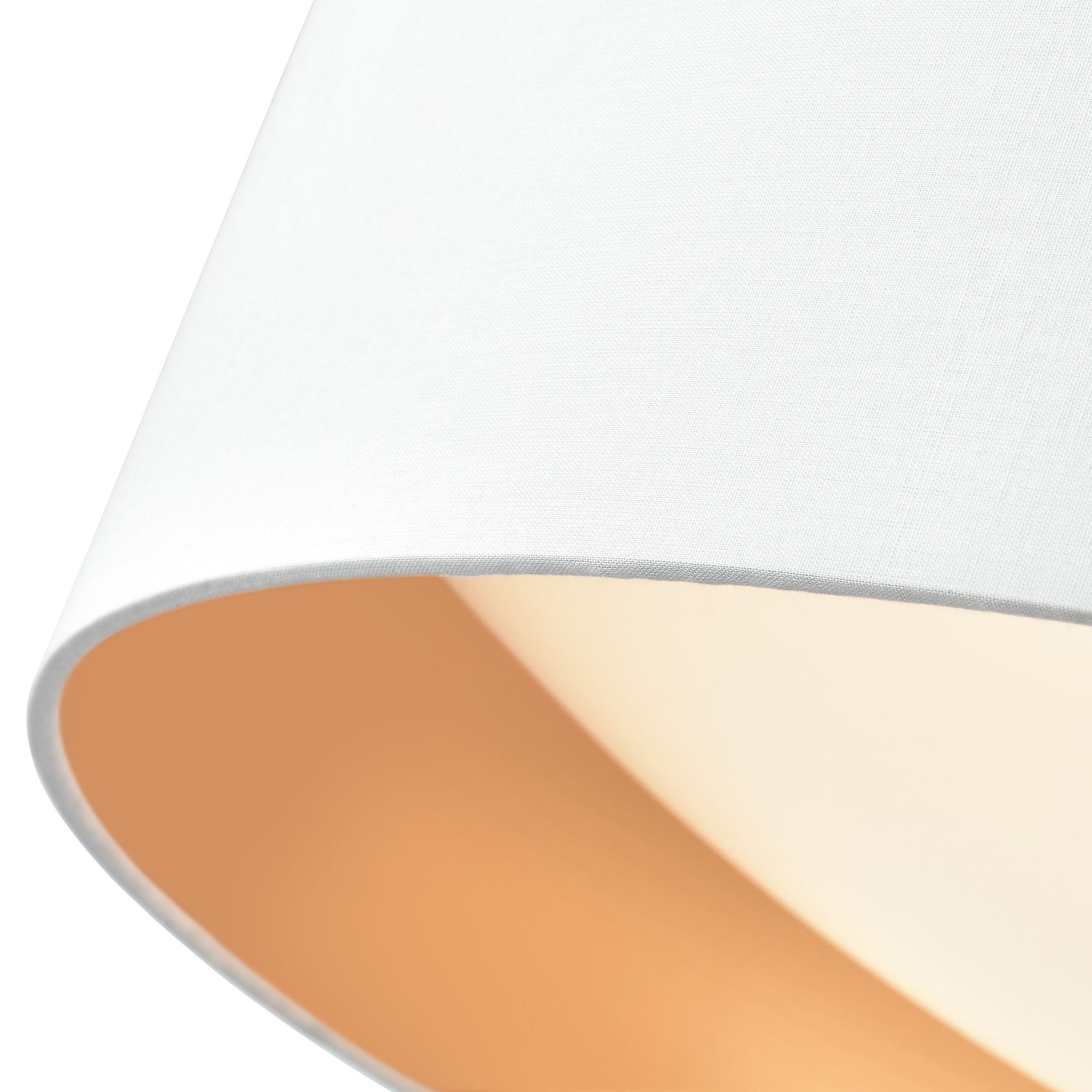 Image 4 Millennium Rosata LED 20" White Flush Mount with Fabric Shade more views