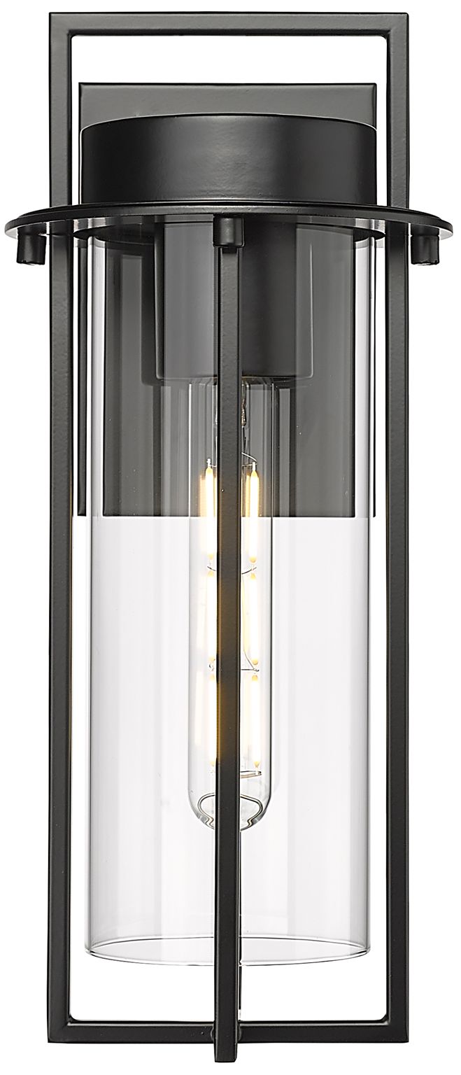 Image 2 Millennium Russell Outdoor Wall Sconce Powder Coated Black more views