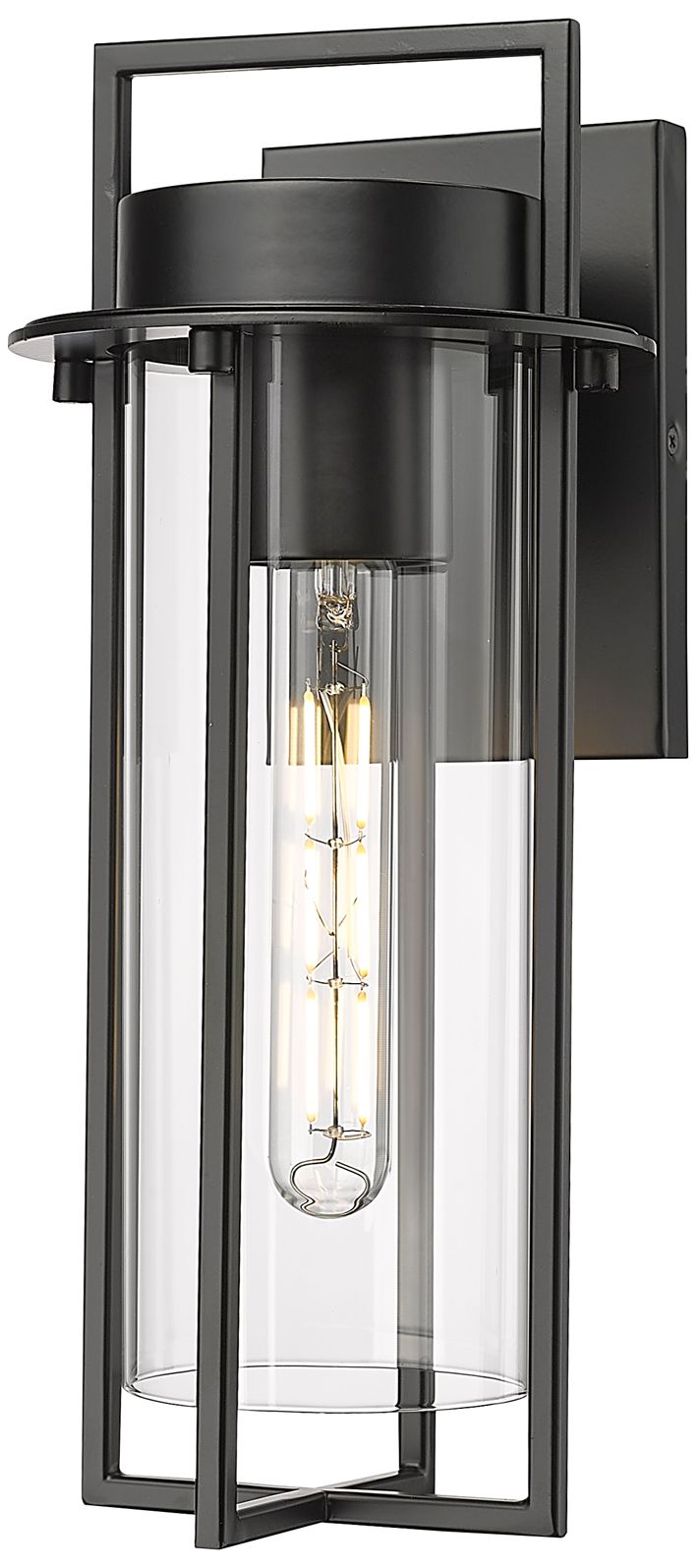 Image 3 Millennium Russell Outdoor Wall Sconce Powder Coated Black more views