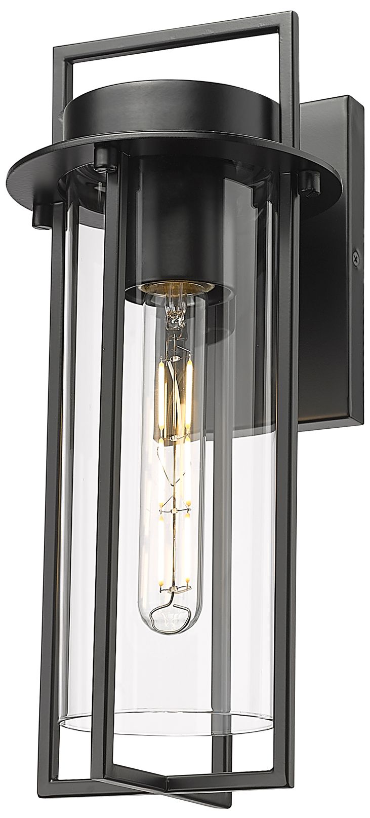 Image 4 Millennium Russell Outdoor Wall Sconce Powder Coated Black more views