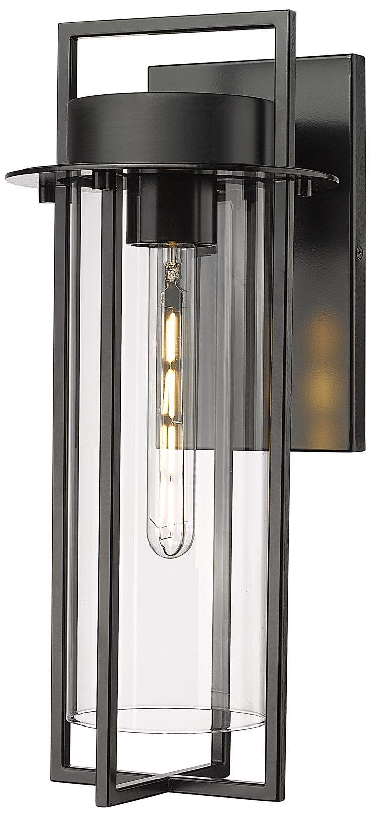 Image 3 Millennium Russell Outdoor Wall Sconce Powder Coated Black more views