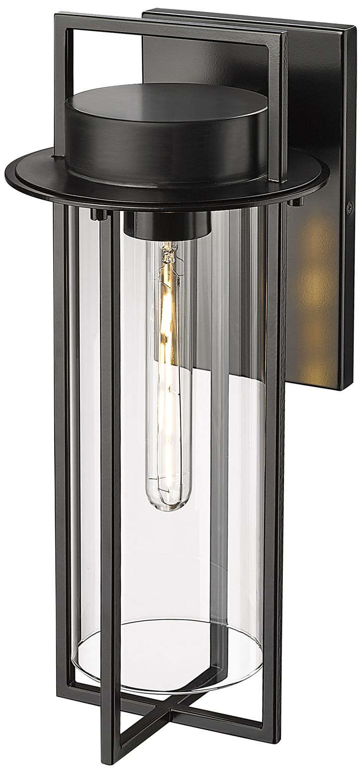 Image 5 Millennium Russell Outdoor Wall Sconce Powder Coated Black more views