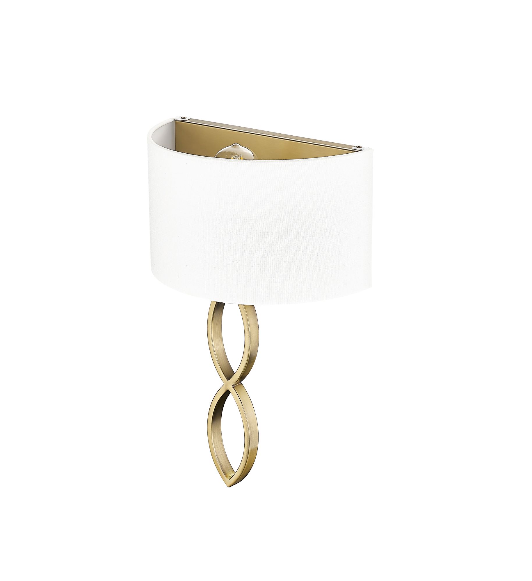 Image 5 Millennium Rylee 1-Light 12.8" Vintage Brass Wall Sconce more views