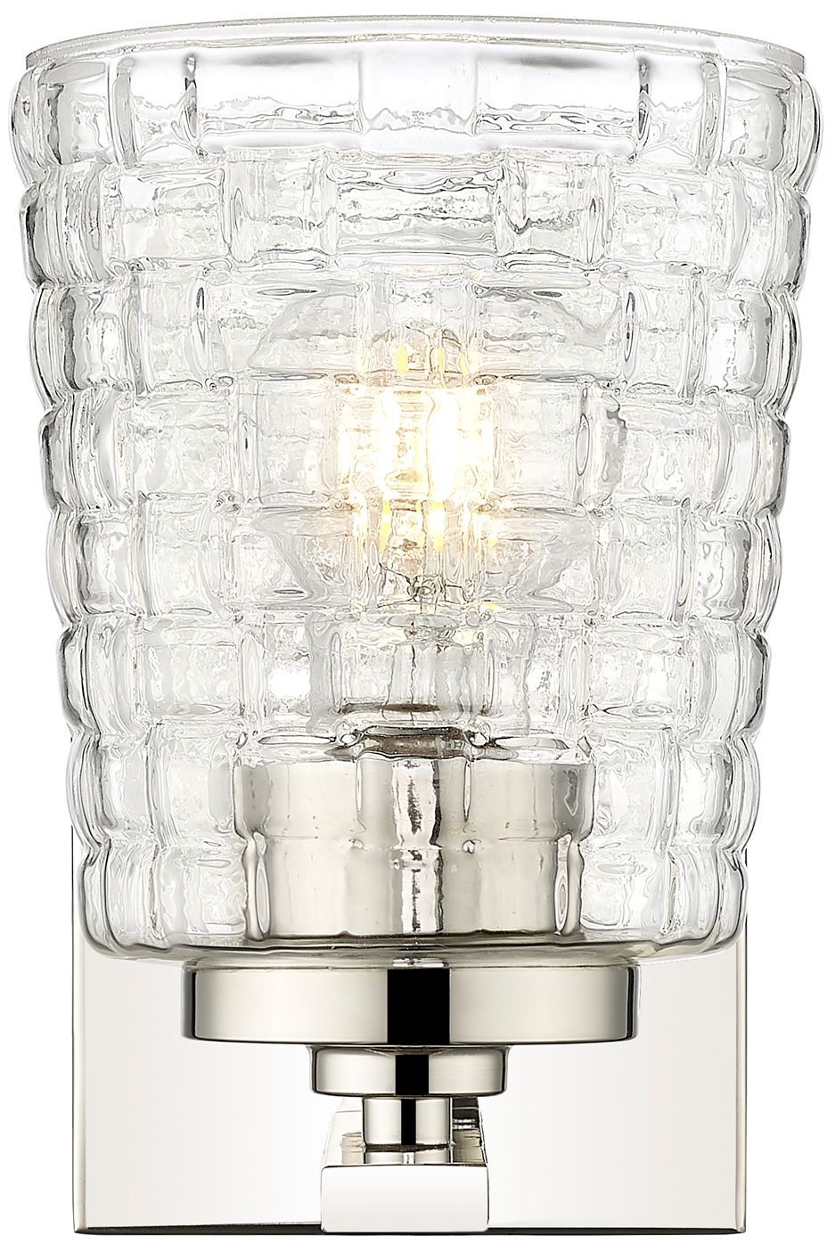 Millennium Saben 4.75" Polished Nickel Wall Sconce