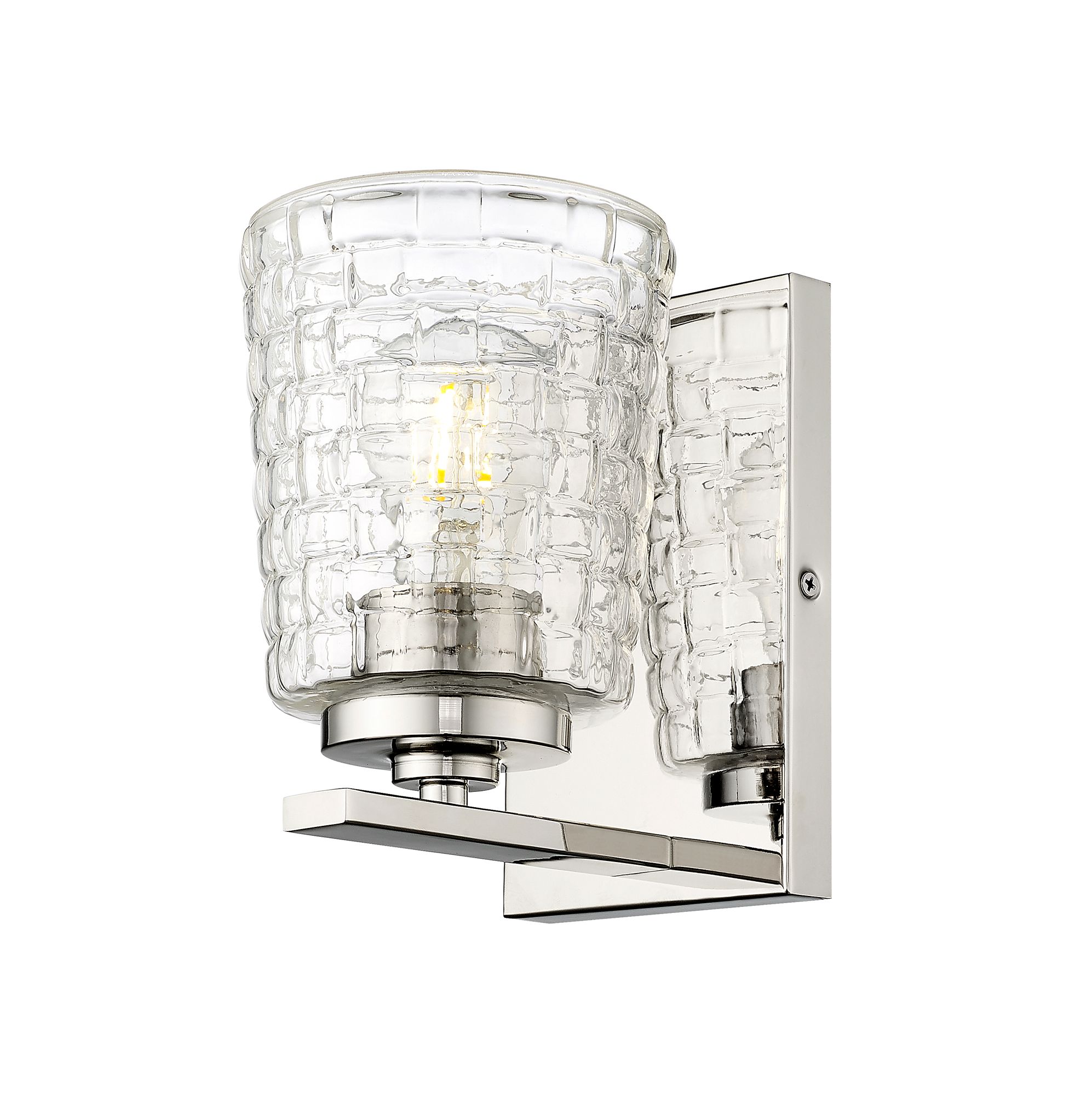 Image 4 Millennium Saben 4.75" Polished Nickel Wall Sconce more views