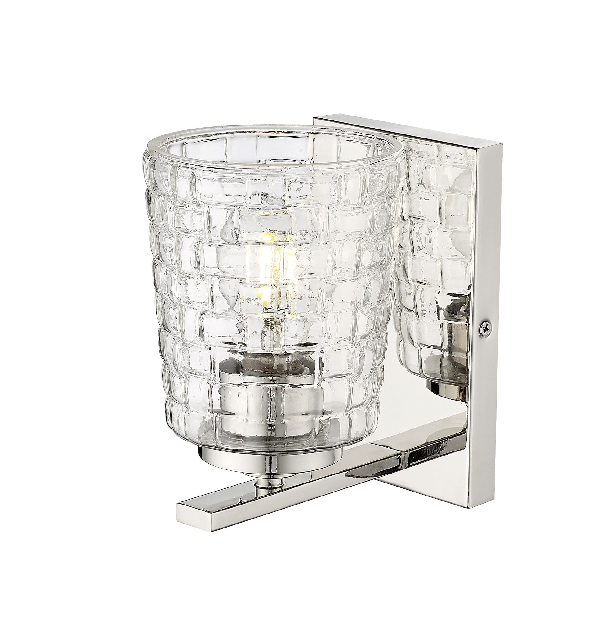 Image 5 Millennium Saben 4.75" Polished Nickel Wall Sconce more views